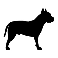 American Stafford Pit Bull Logo